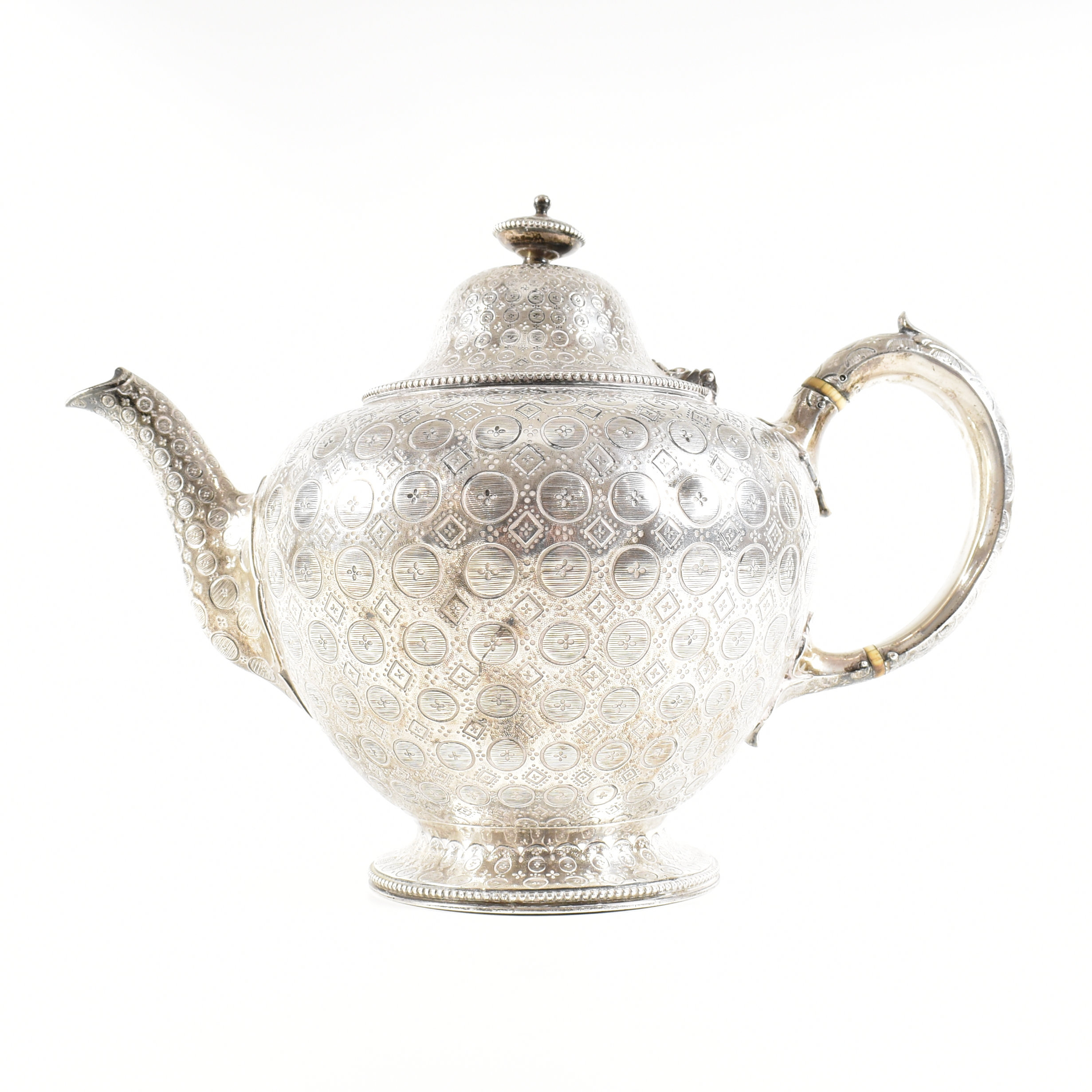 VICTORIAN HALLMARKED SILVER TEA POT CHAS TAYLOR & SONS - Image 5 of 17
