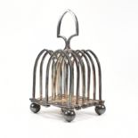 VICTORIAN MAPPIN & WEBB PRINCES PLATE CONCERTINA TOAST RACK
