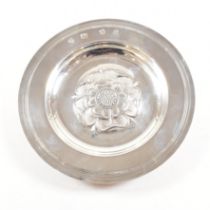 1960S HALLMARKED SILVER ARMADA DISH