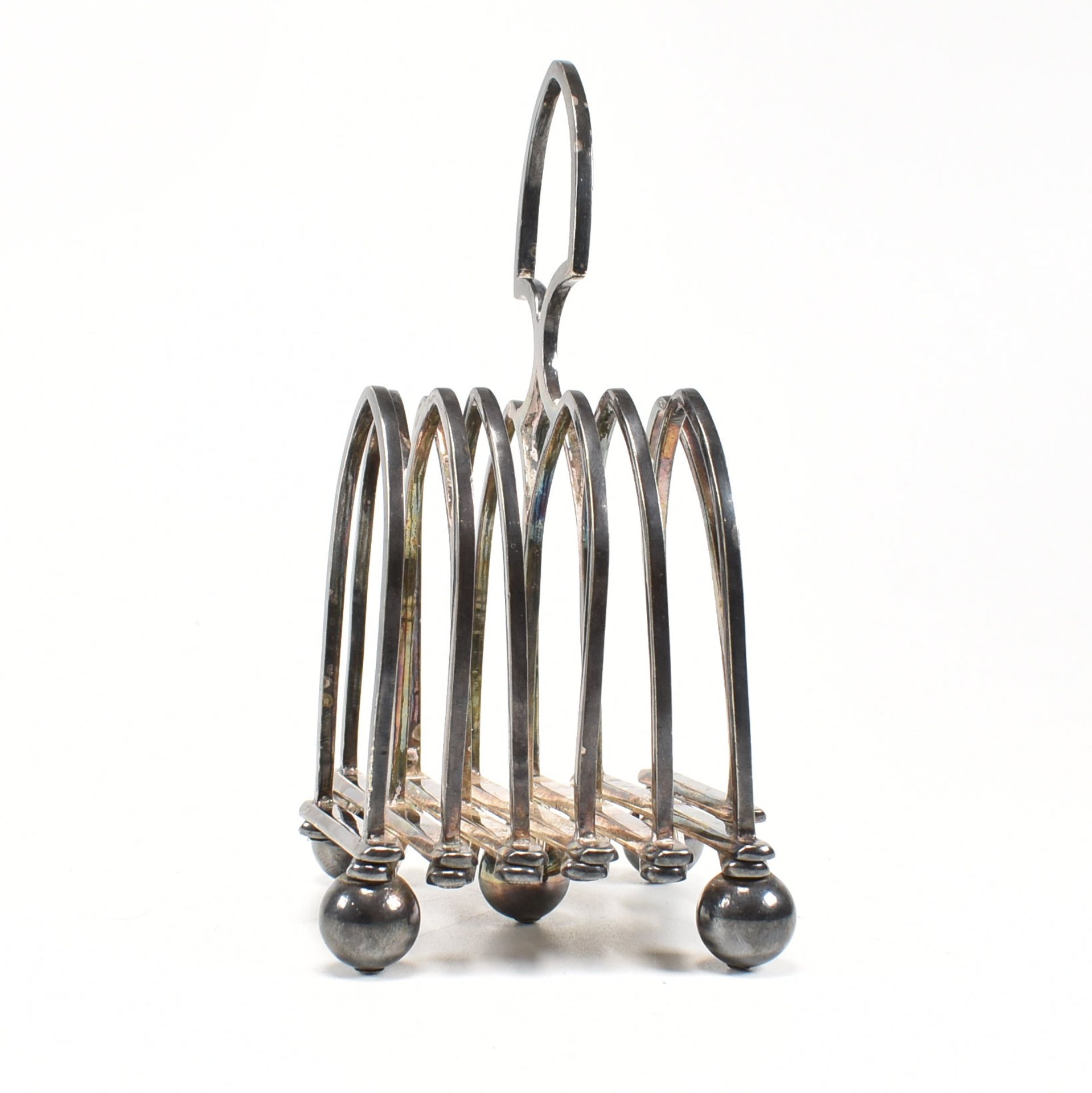VICTORIAN MAPPIN & WEBB PRINCES PLATE CONCERTINA TOAST RACK - Image 2 of 9