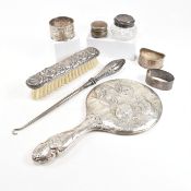 VICTORIAN & LATER HALLMARKED SILVER & SILVER MOUNTED ITEMS
