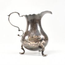 GEORGE II HALLMARKED SILVER CREAMER