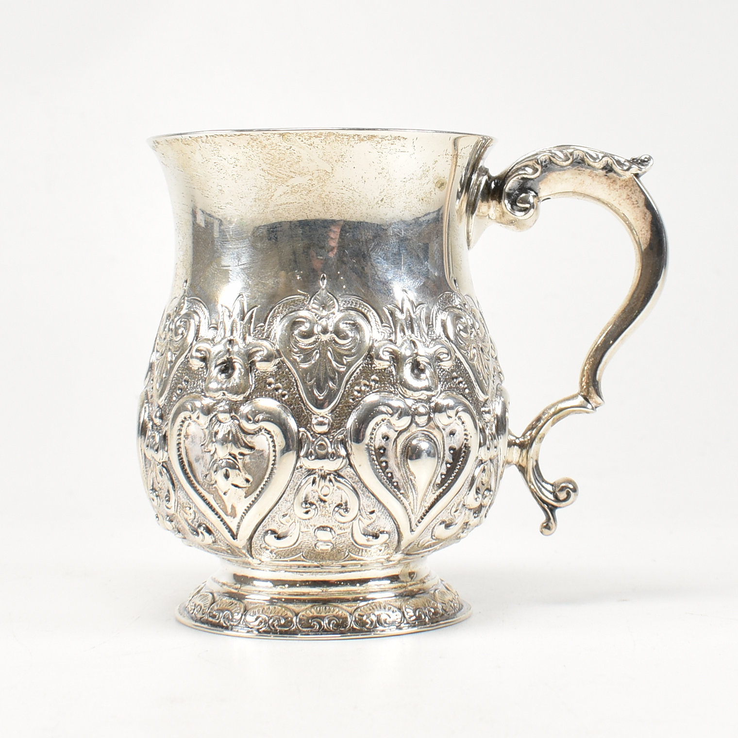 VICTORIAN HALLMARKED SILVER CHRISTENING CUP - Image 9 of 9