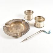 COLLECTION OF HALLMARKED SILVER & STERLING SILVER ITEMS