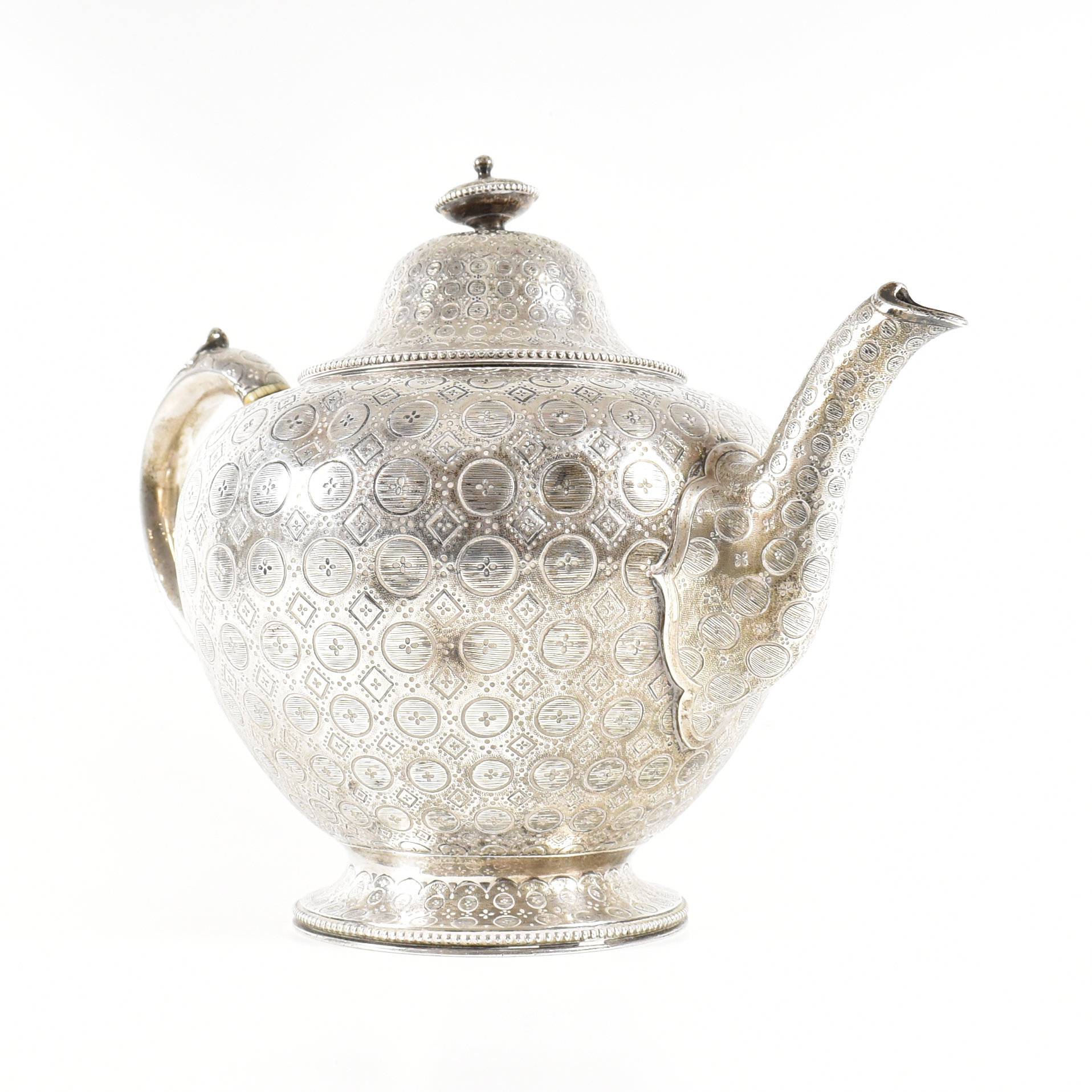 VICTORIAN HALLMARKED SILVER TEA POT CHAS TAYLOR & SONS - Image 3 of 17