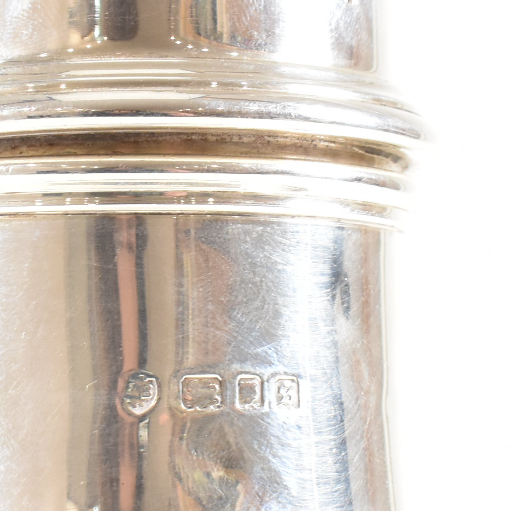 GEORGE V HALLMARKED SILVER SUGAR CASTER - Image 4 of 8