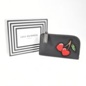 CONTEMPORARY LULU GUINNESS LEATHER COIN PURSE