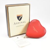 ASPINAL OF LONDON LEATHER COIN PURSE HEART