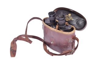 PAIR OF WWII SECOND WORLD WAR BRITISH BINOCULARS