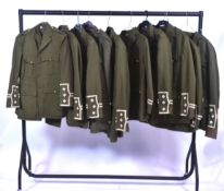 COLLECTION OF REENACTMENT WWI CUFF RANK OFFICERS TUNICS
