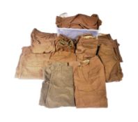 LARGE COLLECTION OF POST WAR BRITISH MILITARY UNIFORM TROUSERS