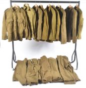 LARGE COLLECTION OF WWI FIRST WORLD WAR RE-ENACTMENT BRITISH ARMY UNIFORMS