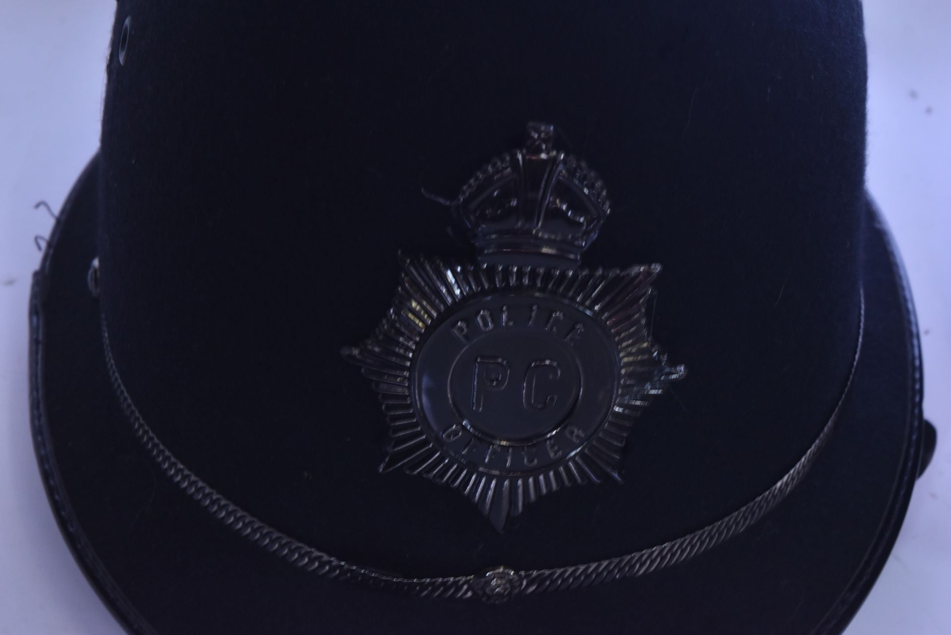 THREE BRITISH POLICE CUSTODIAN HELMETS - Image 2 of 4