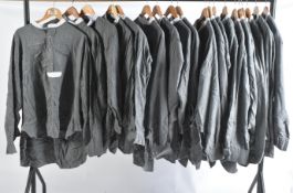 COLLECTION OF BRITISH ARMY GREY WOOL UNDERSHIRTS
