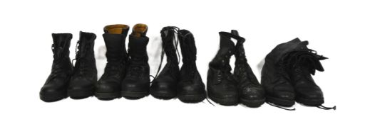 COLLECTION OF MILITARY BOOTS