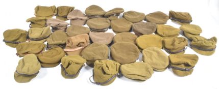 LARGE COLLECTION OF RE-ENACTMENT BRITISH MILITARY CAPS