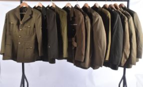 COLLECTION OF RE-ENACTMENT BRITISH MILITARY TUNICS