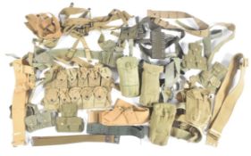 LARGE COLLECTION OF BRITISH MILITARY WEBBING