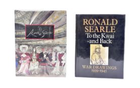 RICHARD BAZLEY COLLECTION - TWO RONALD SEARLE BOOKS