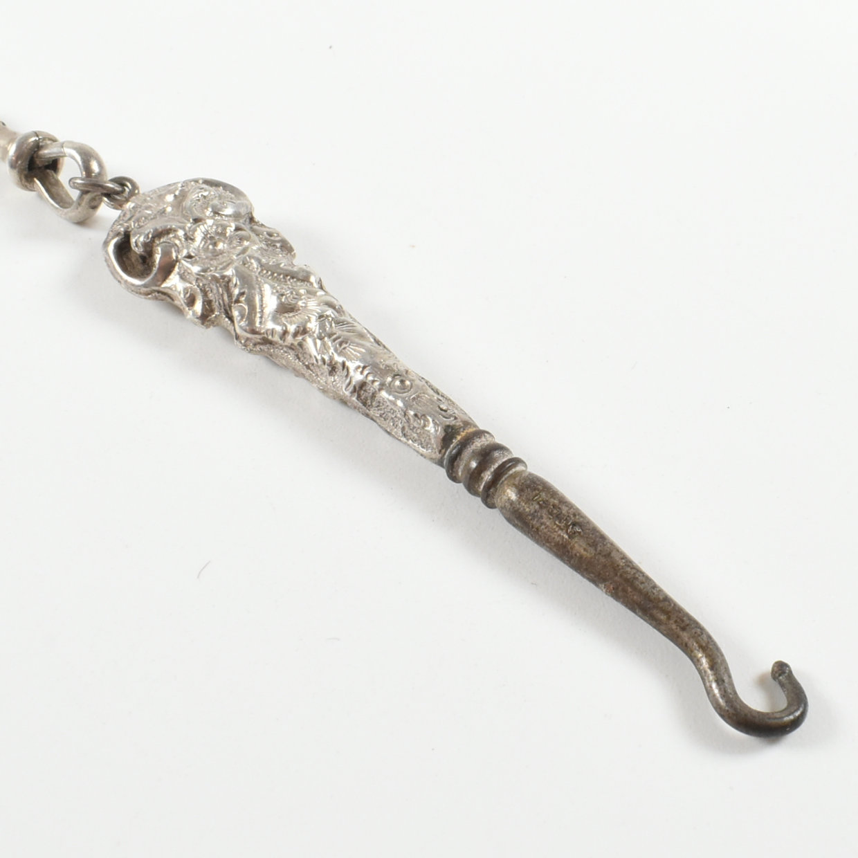 19TH CENTURY VICTORIAN HALLMARKED SILVER CHATELAINE - Image 18 of 18