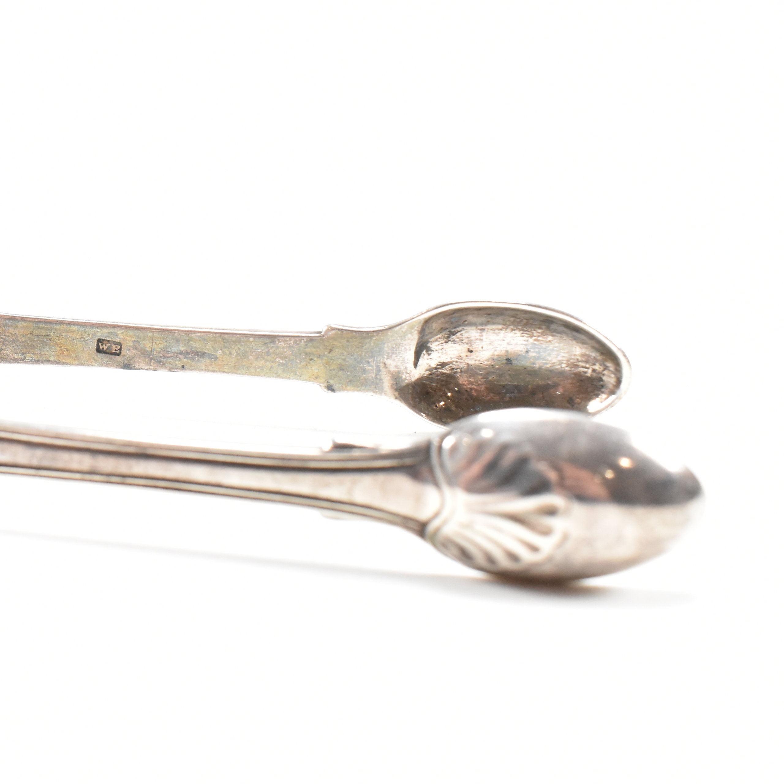 VICTORIAN & GEORGE IV HALLMARKED SILVER SUGAR TONGS - Image 13 of 13