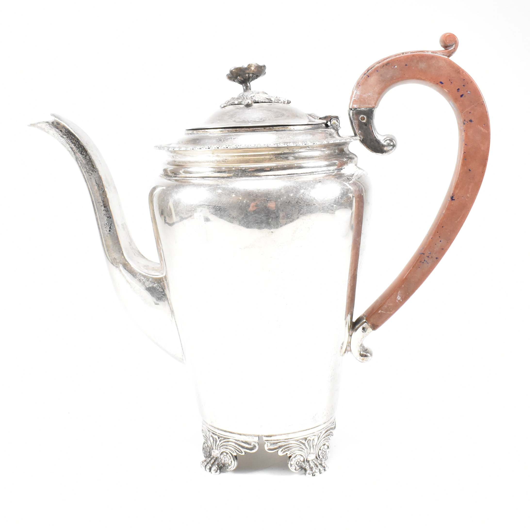 1950S HALLMARKED SILVER COFFEE & WATER JUG SET - Image 4 of 16