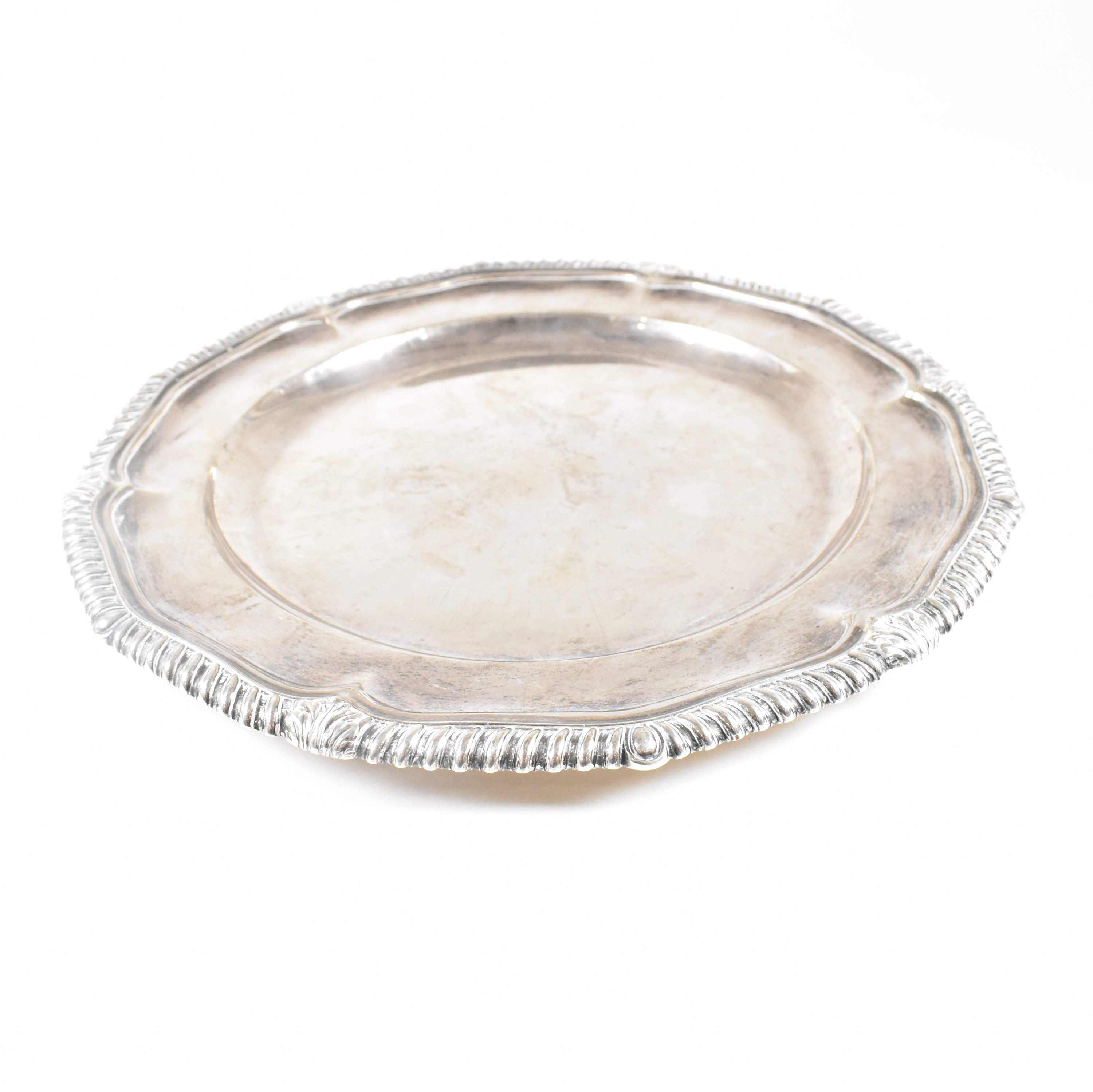 VICTORIAN IRISH HALLMARKED SILVER SALVER DUBLIN WEST & SON - Image 7 of 7