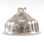 SILVER PLATED CLOCHE MEAT DISH COVER