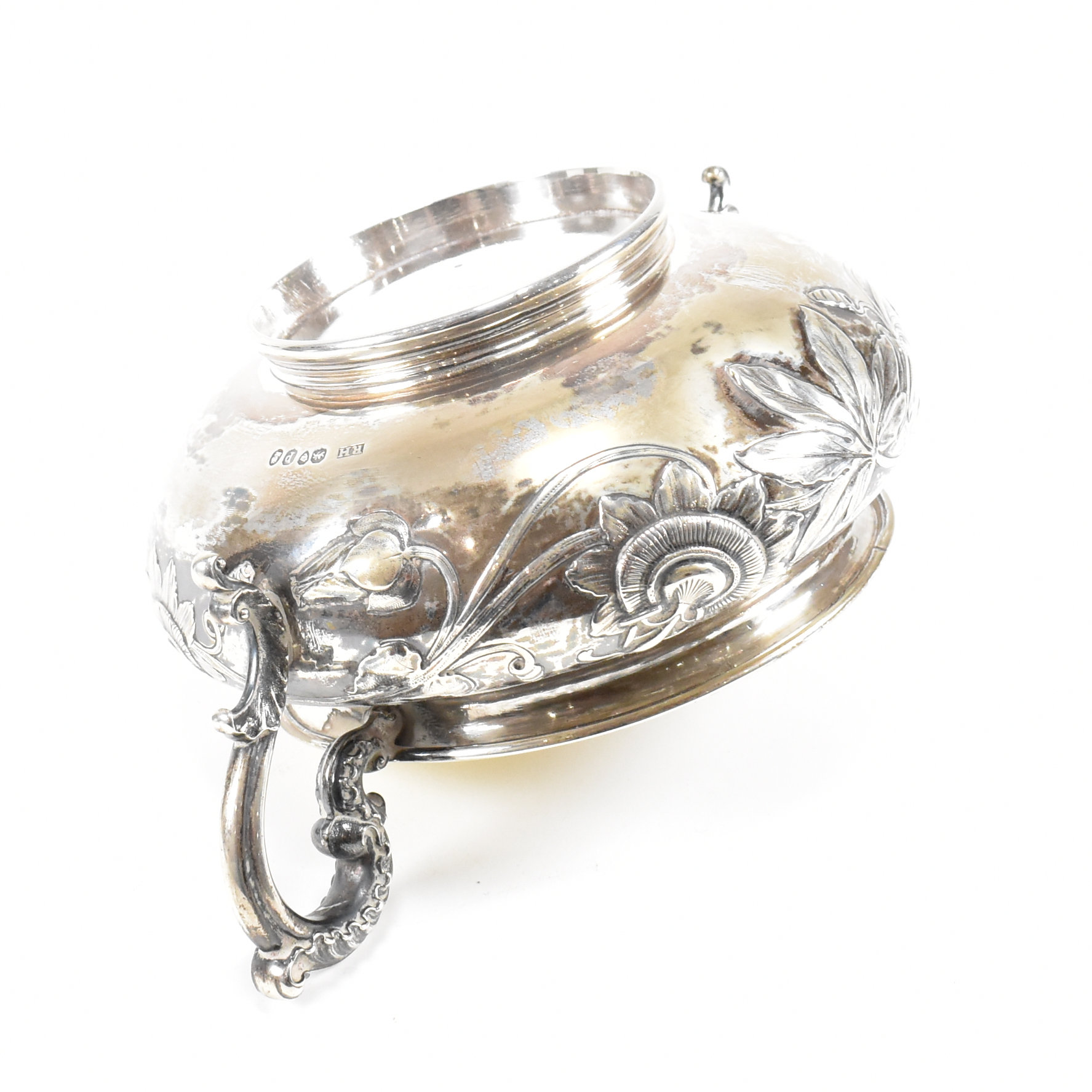 GEORGIAN HALLMARKED SILVER SUGAR BOWL 1830 - Image 12 of 13