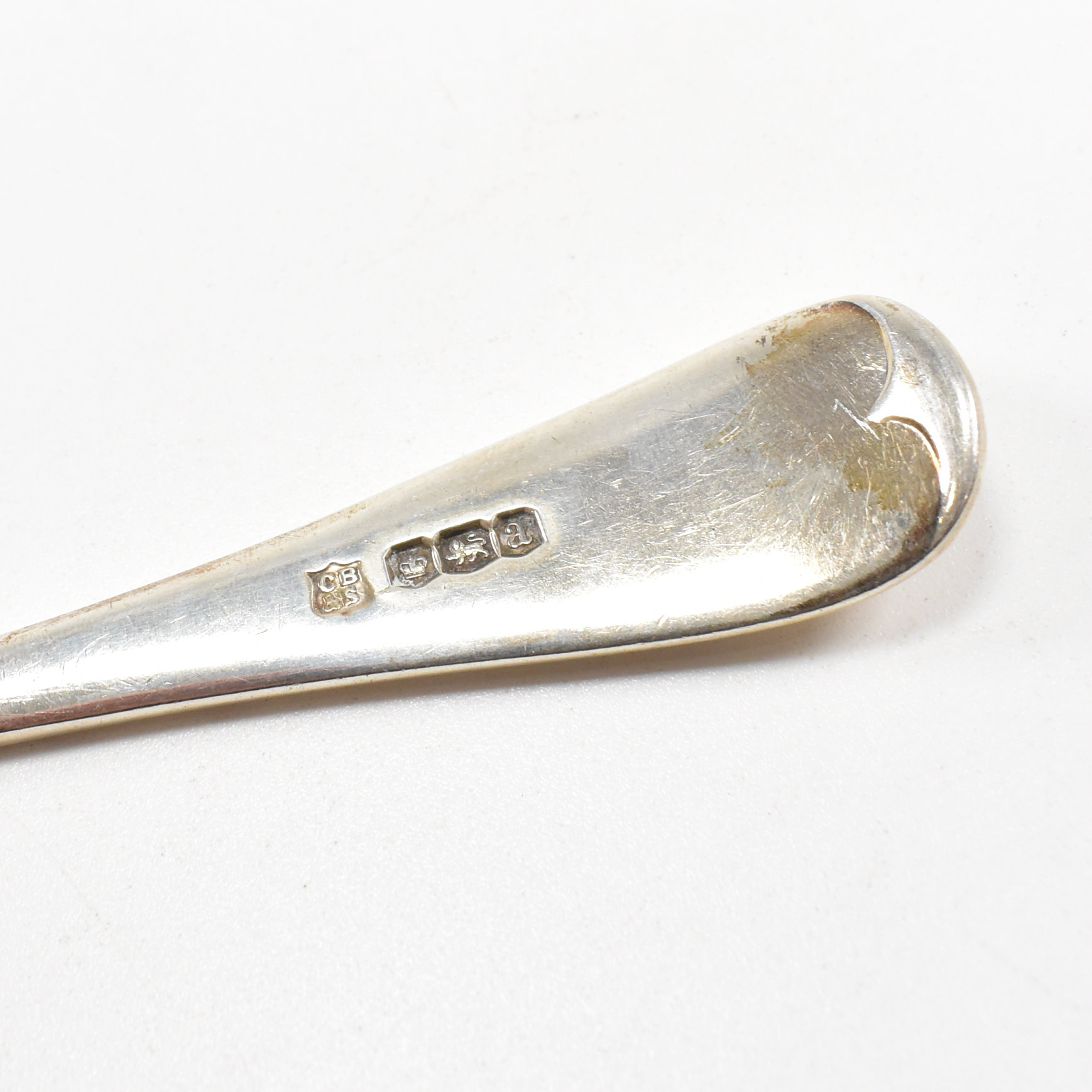 SET OF FIVE GEORGE V HALLMARKED SILVER TABLE SPOONS - Image 9 of 9