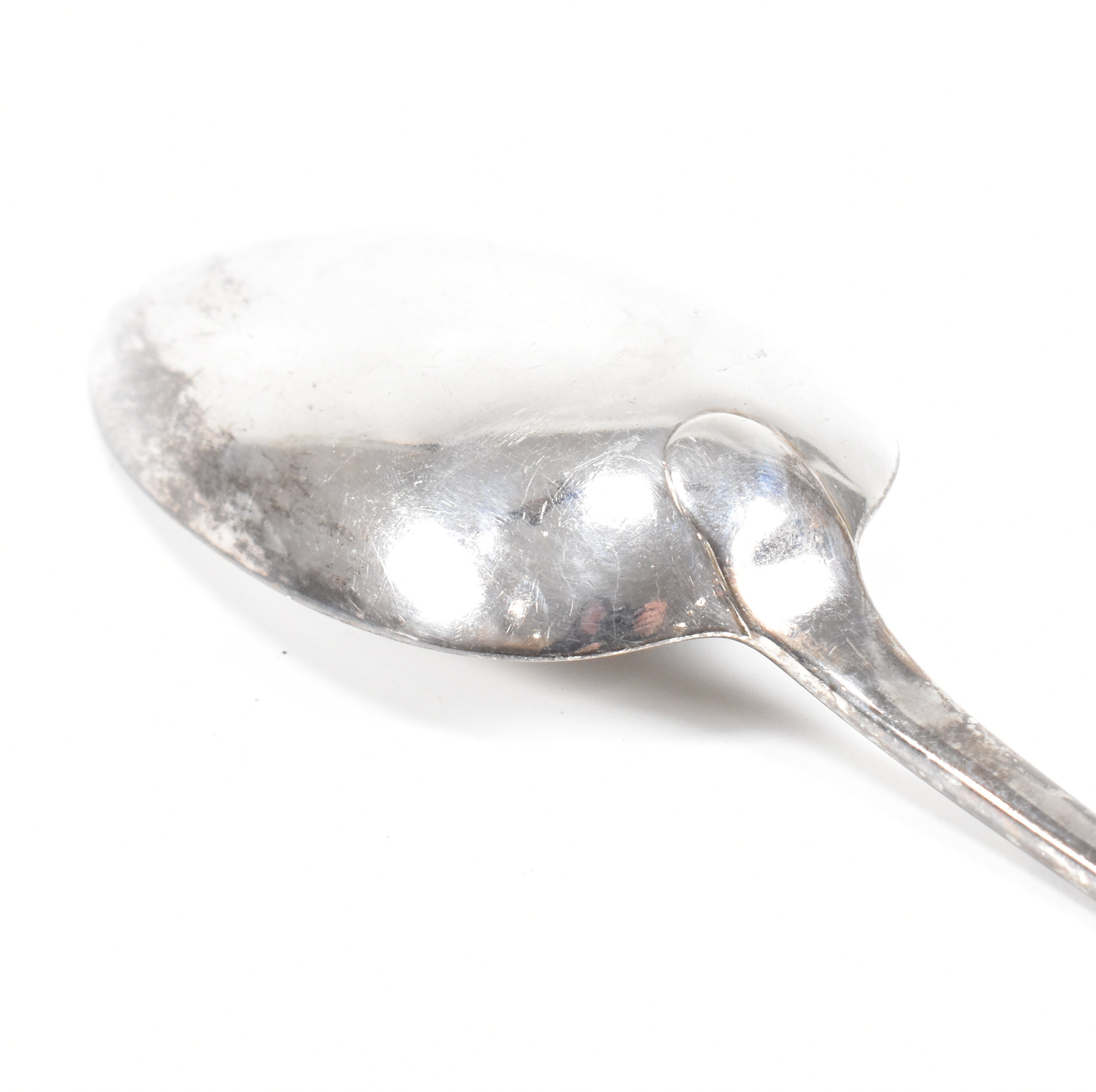 VICTORIAN HALLMARKED SILVER SERVING SPOON - Image 8 of 8