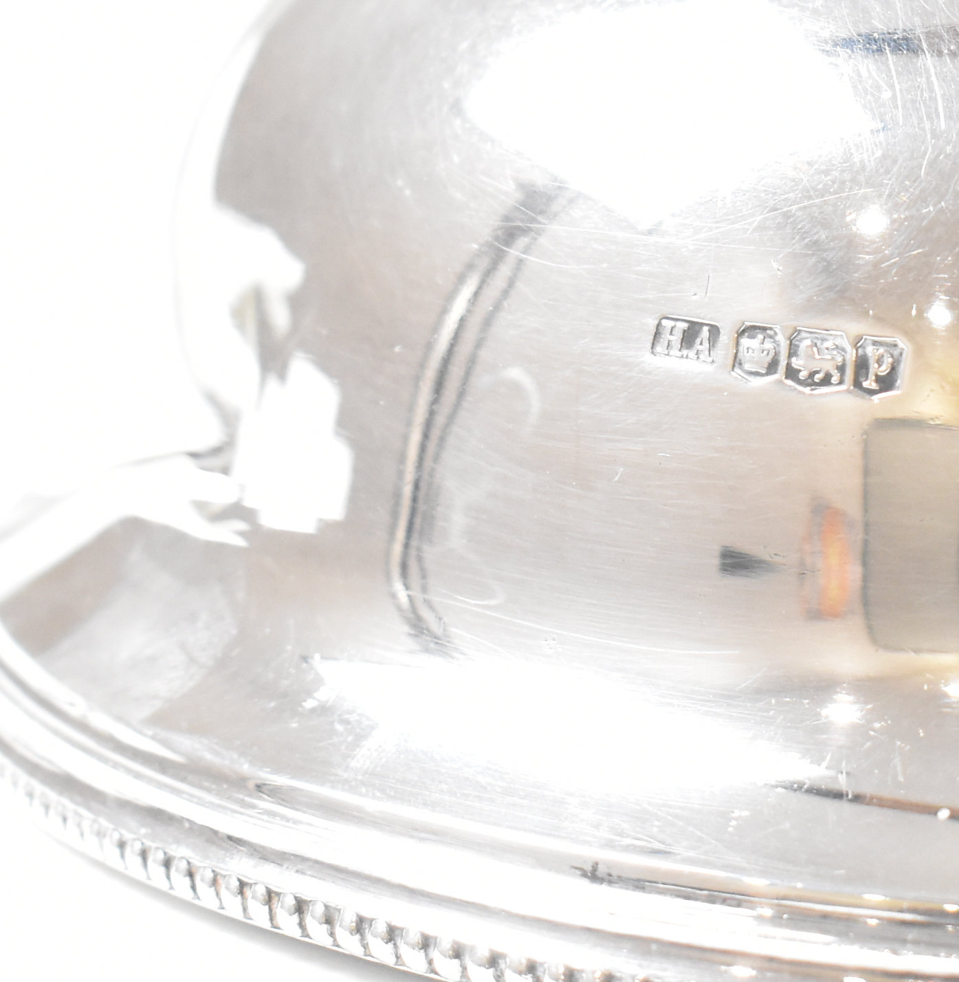 GEORGE V HALLMARKED SILVER CLOCHE MEAT DOME - Image 7 of 8