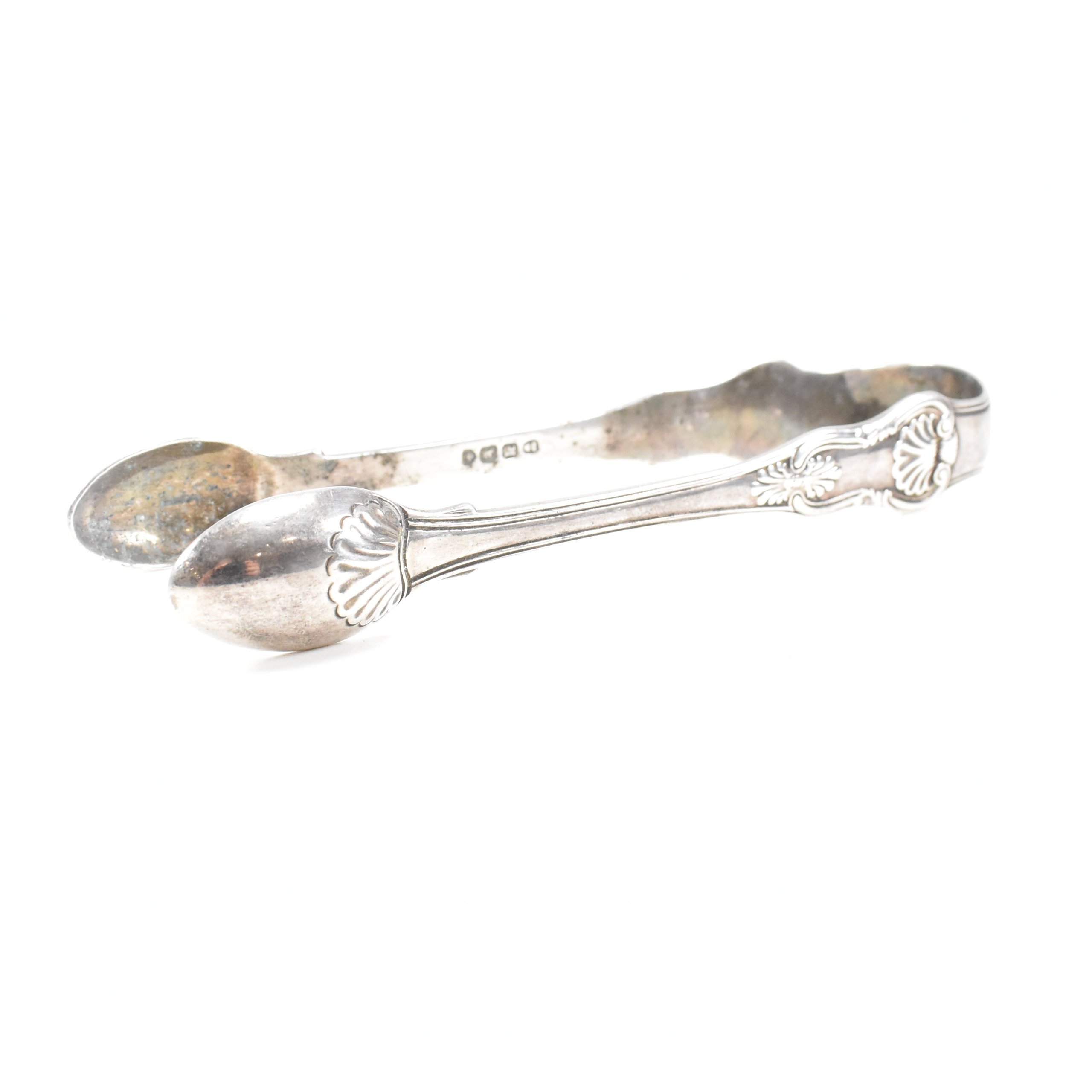 VICTORIAN & GEORGE IV HALLMARKED SILVER SUGAR TONGS - Image 8 of 13