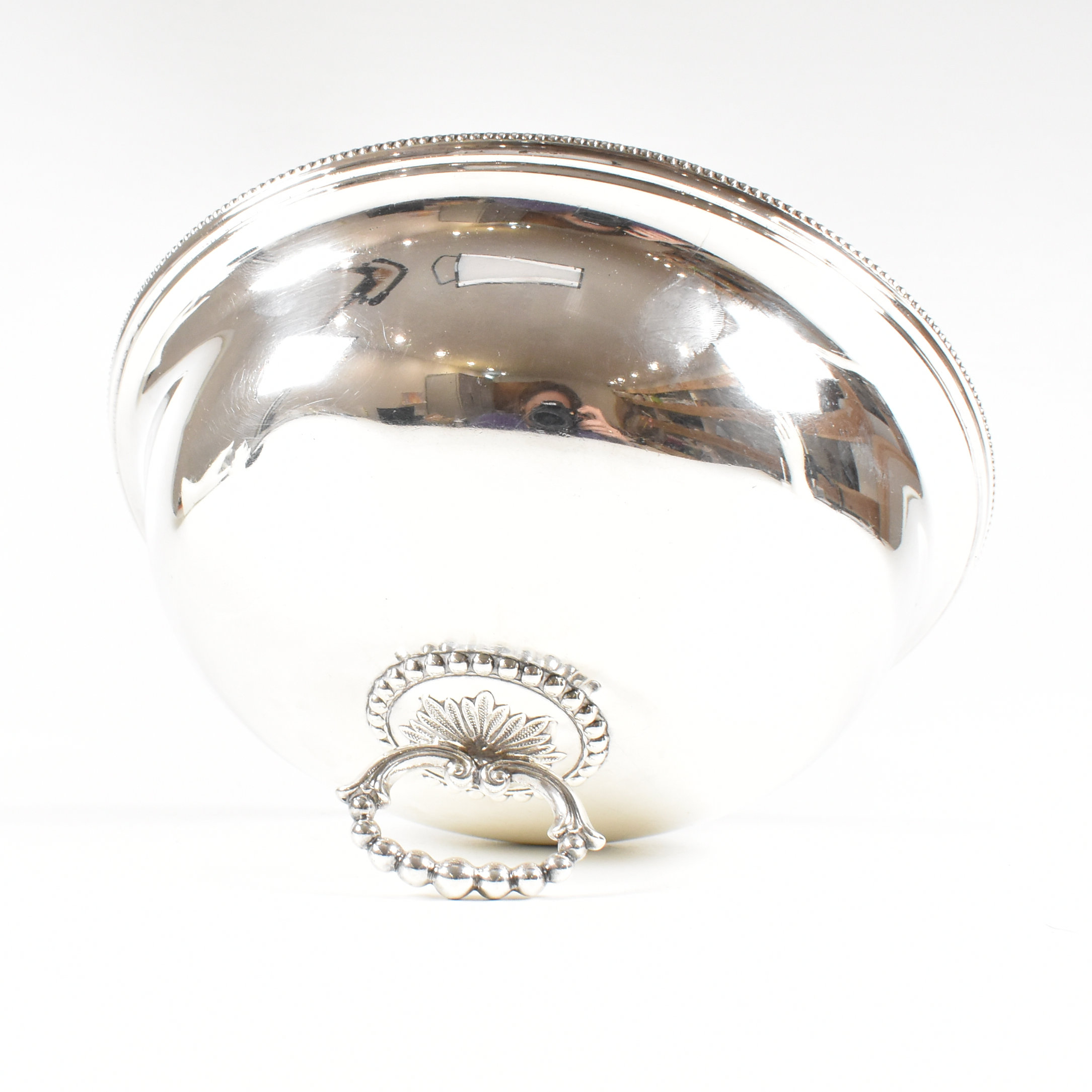 GEORGE V HALLMARKED SILVER CLOCHE MEAT DOME - Image 6 of 8