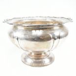 GEORGE V HALLMARKED SILVER PUNCH BOWL