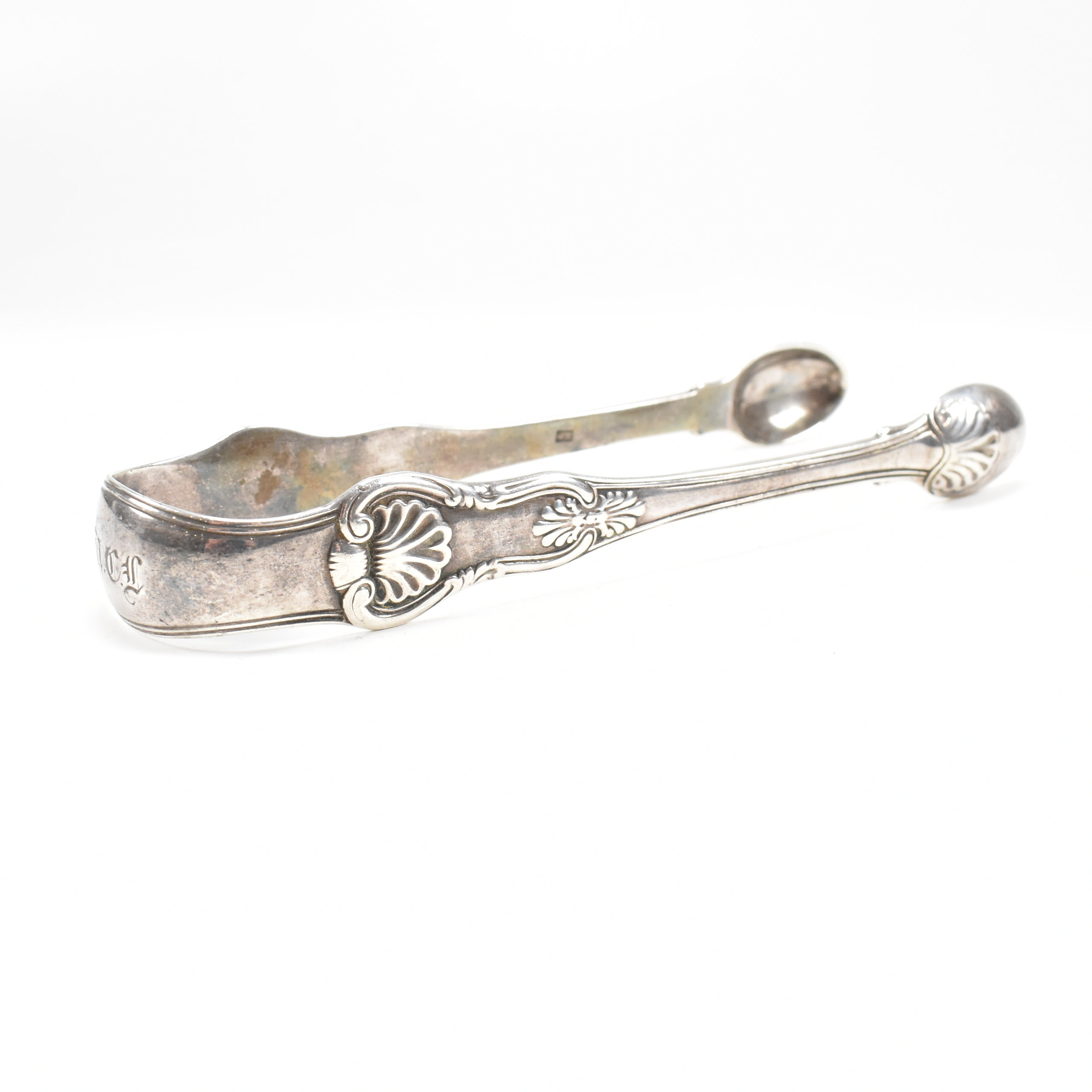 VICTORIAN & GEORGE IV HALLMARKED SILVER SUGAR TONGS - Image 10 of 13