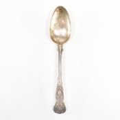 EARLY VICTORIAN HALLMARKED SILVER SERVING SPOON