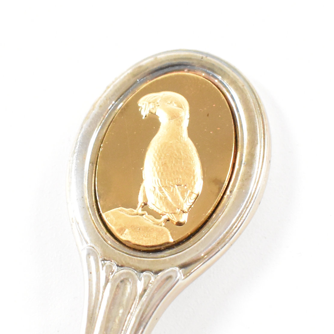 HALLMARKED 1975 RSPB BRITISH BIRD COLLECTION OF SILVER SPOONS - Image 15 of 15