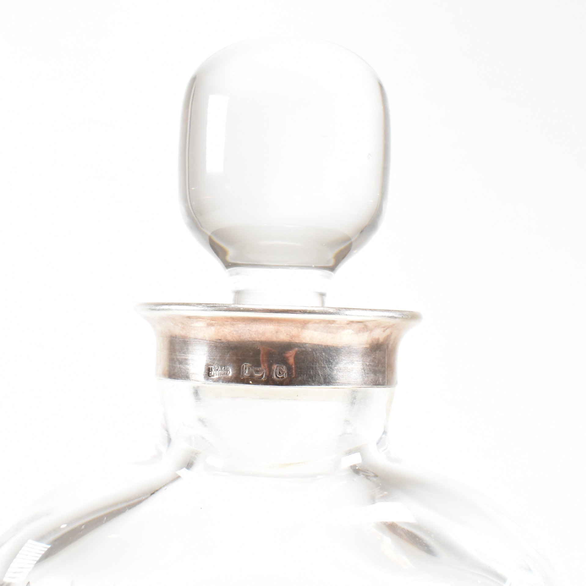 PORTUGUESE TOPAZIO CASQUINHA CRYSTAL DECANTER - Image 6 of 7