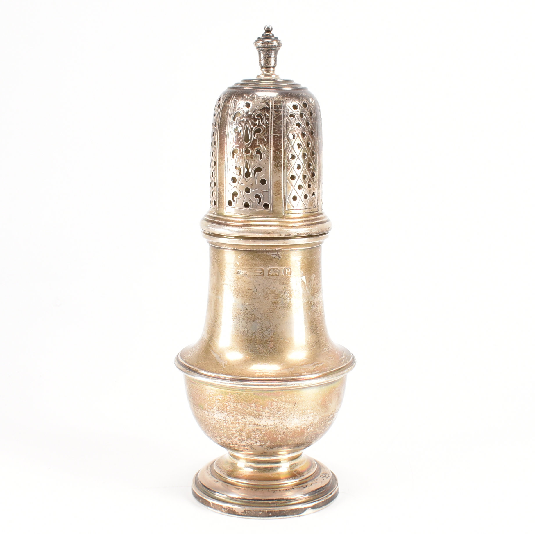 1930S HALLMARKED SILVER SUGAR CASTER - Image 2 of 5