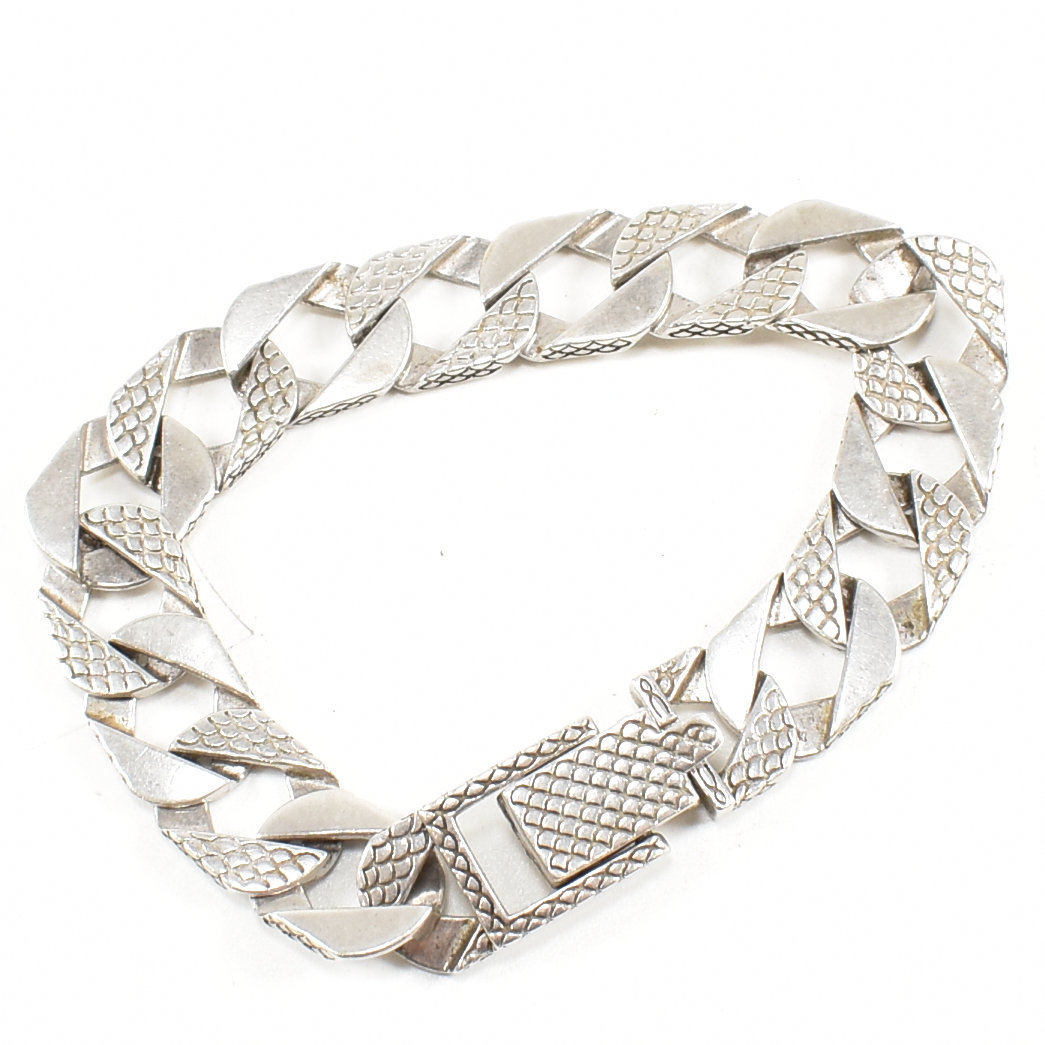 925 SILVER CUBAN LINK CHAIN BRACELET - Image 5 of 6