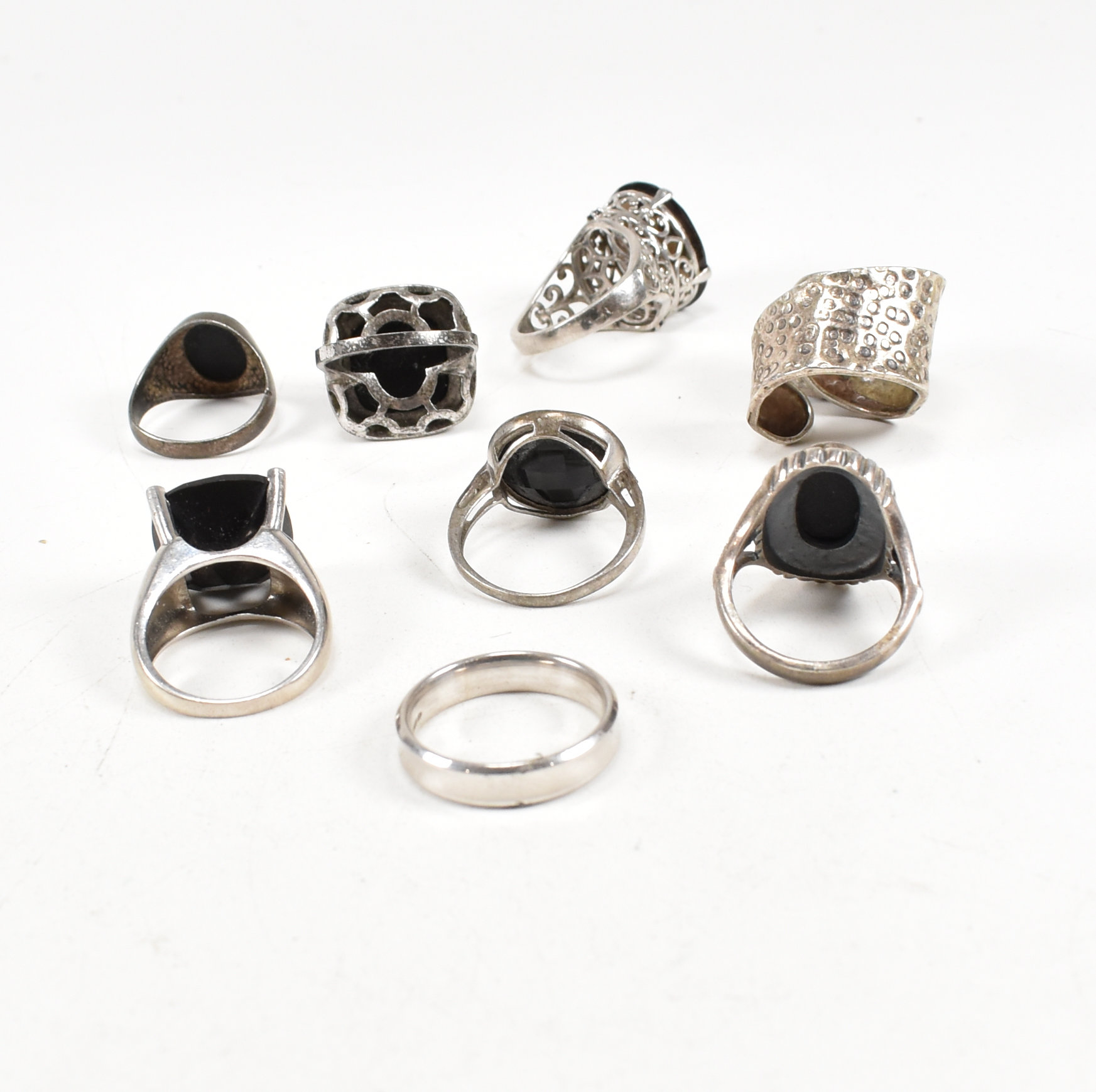 COLLECTION OF 925 SILVER GEM SET RINGS - Image 9 of 9