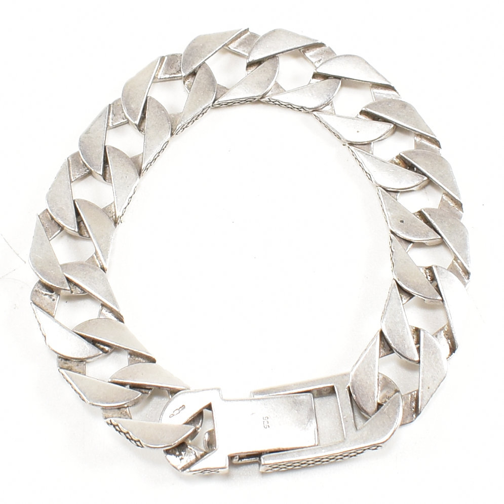 925 SILVER CUBAN LINK CHAIN BRACELET - Image 2 of 6