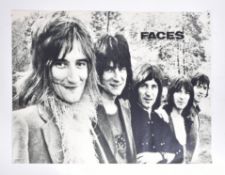 THE FACES - ORIGINAL VINTAGE MUSIC POSTER