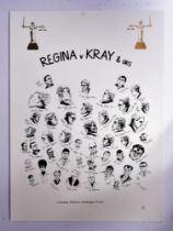 REGINA V KRAY & ORS - LIMITED EDITION KRAY TWINS NOSTALGIA PRINT