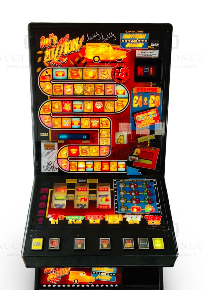 ONLY FOOLS & HORSES - SCARCE 'DEL'S MILLIONS' FRUIT MACHINE - SIGNED - Image 4 of 18