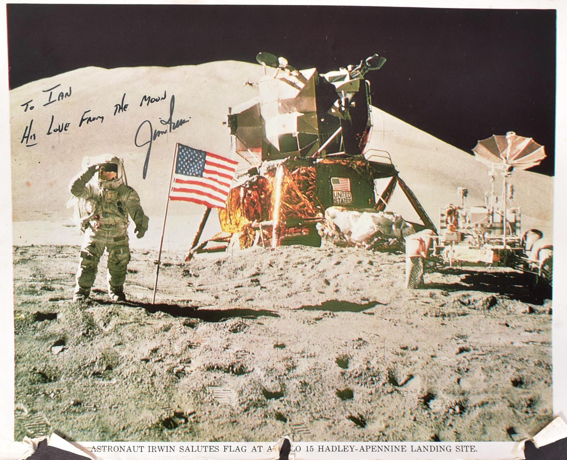 NASA ASTRONAUT - JAMES B. IRWIN - AUTOGRAPHS - Image 2 of 5