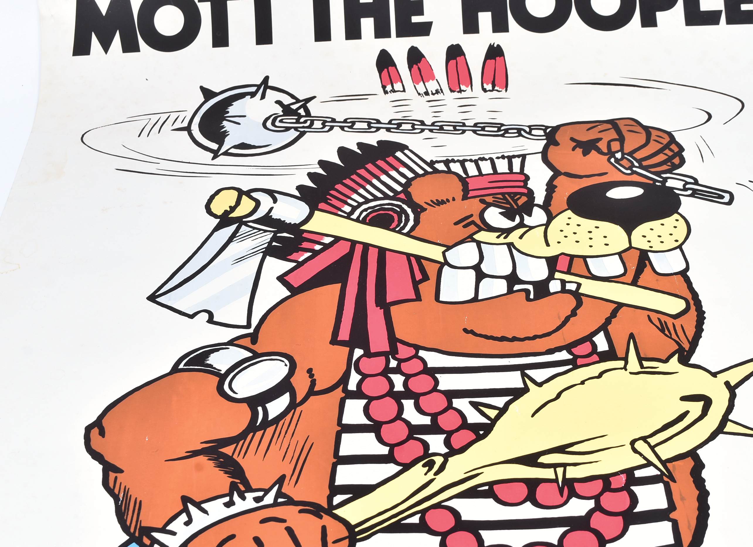 MOTT THE HOOPLE - 1970S MIDNIGHT LADY PROMOTIONAL POSTER - Image 4 of 4