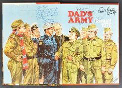 DAD'S ARMY (BBC SITCOM) - SIGNED 1976 ANNUAL - LOWE, CROFT, PERRY ETC