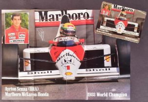 FORMULA ONE - AYRTON SENNA (D.1994) - SIGNED POSTER